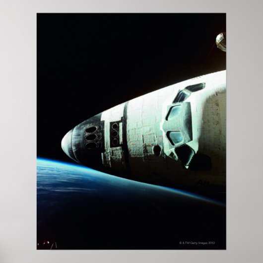 Noot van een Space Shuttle Poster (Voorkant)