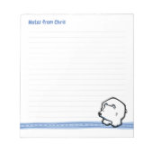 Noot voor wilde poten Beer Notitieblok (Voorkant)