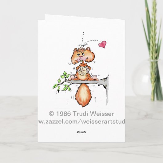 Nootachtig Valentijn Feestdagen Kaart (Achterkant)