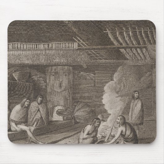 Nootka house, British Columbia Muismat (Voorkant)