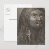 Nootka-Man, Brits-Columbia Briefkaart (Voorkant / Achterkant)