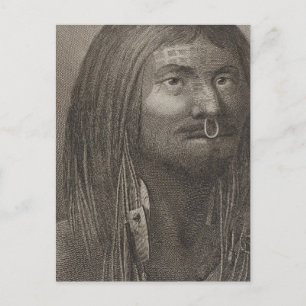 Nootka-Man, Brits-Columbia Briefkaart
