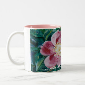 Nootka Roos ~ (Rosa nutkana) Tweekleurige Koffiemok