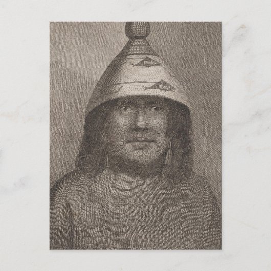 Nootka Woman, British Columbia Briefkaart (Voorkant)