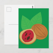 Nootmuskaat Briefkaart (Voorkant / Achterkant)