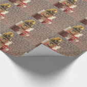 nootmuskaat met zilvercadeaupapier cadeaupapier (Hoek)