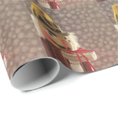 nootmuskaat met zilvercadeaupapier cadeaupapier (Rol Hoek)