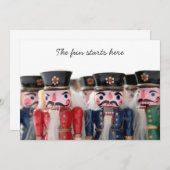 nootmuskietengroepuitnodiging kaart (Voorkant / Achterkant)