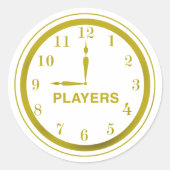 NOP klok Logo stickers (Voorkant)