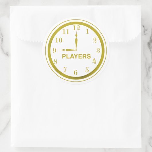 NOP klok Logo stickers (Tas)