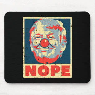 Nope Anti Trump Clown Retro Impeach No Don Muismat