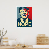 NOPE - Anti-Trump Poster - Anti-Trump - (Keuken)