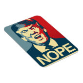 NOPE - Anti-Trump Poster - Anti-Trump - Magneet (Rechterzijde)