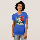 NOPE - Anti-Trump Poster - Anti-Trump - T-shirt (Voorkant volledig)