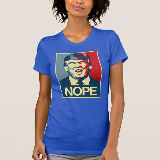 NOPE - Anti-Trump Poster - Anti-Trump - T-shirt (Voorkant)