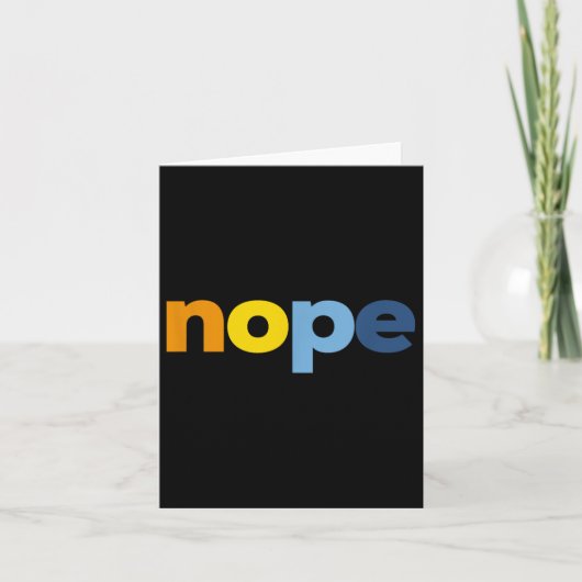 Nope Aroace Pride Lgbtq - Lgbt Aro Ace Aromantic A Kaart (Voorkant)