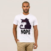 NOPE BLACK CAT T-shirts (Voorkant volledig)