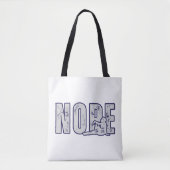 NOPE Boodschappentas – Minimale Grappige Herbruikb Tote Bag (Voorkant)