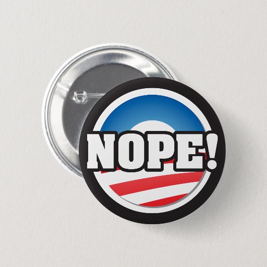 NOPE-Button Ronde Button 5,7 Cm (Voorkant /achterkant)