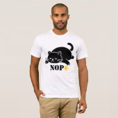 NOPE Cat Funny T Shirt for Cat Lovers (Voorkant volledig)