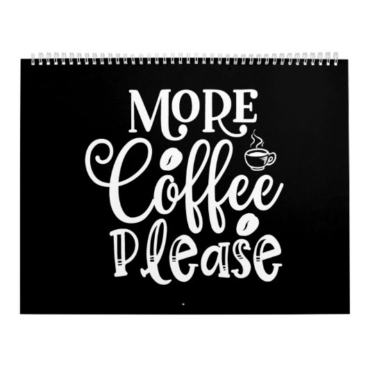 nope coffee please kalender (Hoes)