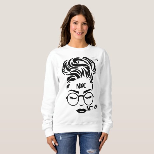 Nope Crewneck Sweater (Voorkant volledig)
