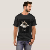Nope Franse Bulldog Lazy Bulldog T-shirt (Voorkant volledig)