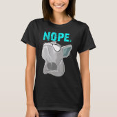 Nope Frenchie anders stijl voor Franse bull do T-shirt (Voorkant)