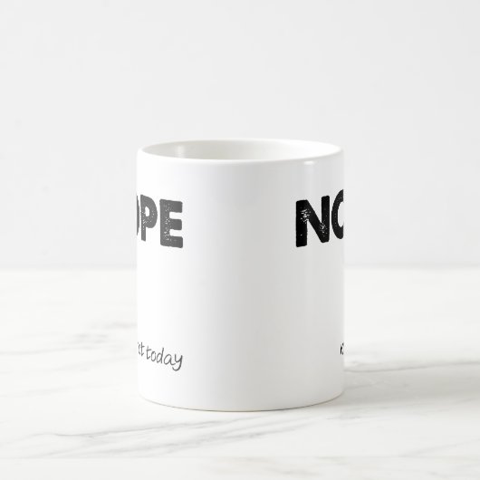 Nope Funny Mug Koffiemok (Center)