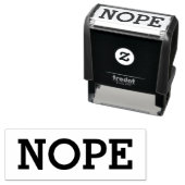 NOPE Funny Self Inking Stamp Zelfinktende Stempel (In situ)
