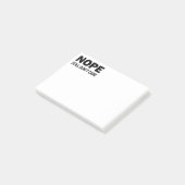 Nope geeft er nog steeds niets om post-it® notes (Schuin)