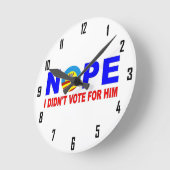 NOPE I DIDN'T STEM FOR HIM RONDE KLOK (Hoek)