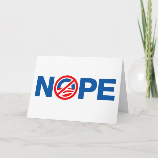 NOPE KAART (Voorkant)