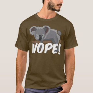 Nope koala Beer T-shirt