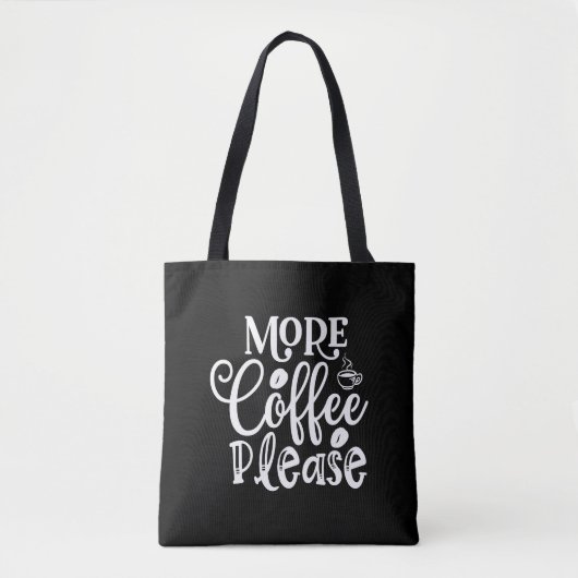 nope koffie alstublieft tote bag (Voorkant)