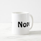 Nope koffiekop koffiemok (Voorkant rechts)