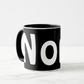 Nope koffiekop mok (Voorkant links)