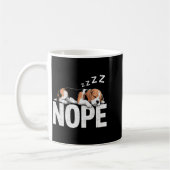 Nope Lazy Beagle  Koffiemok (Links)
