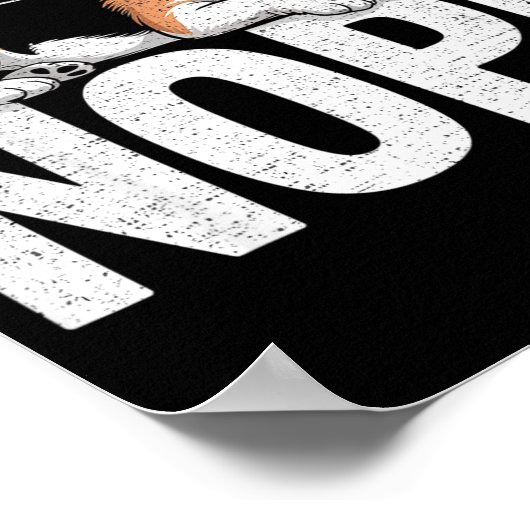 Nope Lazy Beagle  Poster (Hoek)