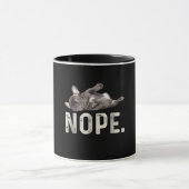 Nope Lazy French Bulldog Hondenliefhebber Gift Mok (Midden)