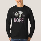 Nope Lazy Panda noteert Today Pullover (Voorkant)