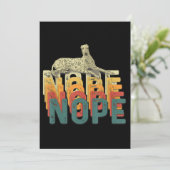 Nope Lazy Whippet Dog - Hondenliefhebber Gift Feestdagenkaart (Staand voorkant)
