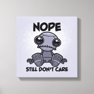 Nope maakt zich nog steeds geen zorgen over Schatt Canvas Afdruk