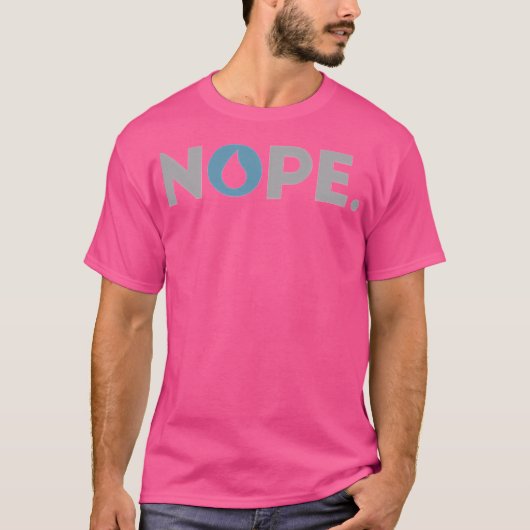 Nope Magic: The Gathering Control Blue Player Clas T-shirt (Voorkant)