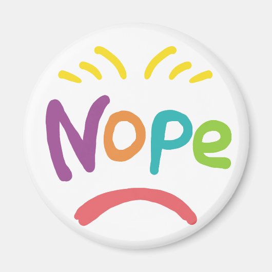 Nope Magneet (Voorkant)