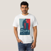 Nope Mannen Shirt (Voorkant volledig)