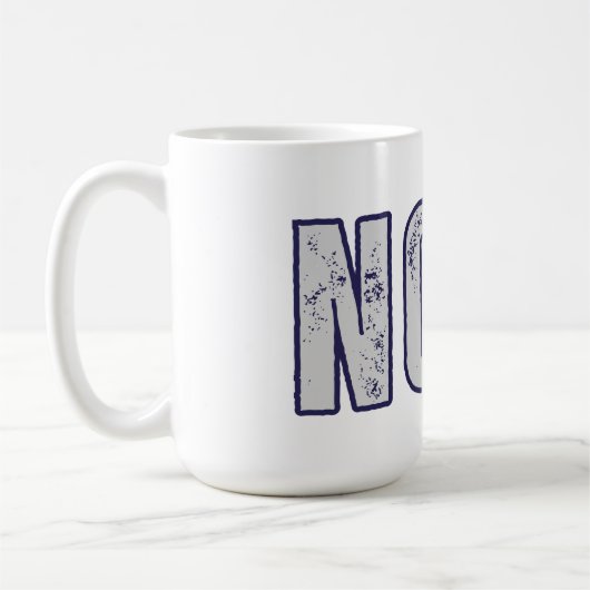 NOPE – Minimal Funny Mood Coffee Cup Koffiemok (Links)