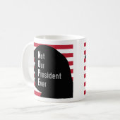 NOPE Niet ons President ooit Koffiemok (Voorkant links)