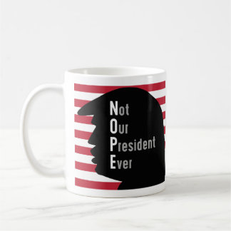 NOPE Niet ons President ooit Koffiemok