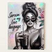 Nope niet vandaag brutale vrouw grappige vrouwen z planner (Achterkant)